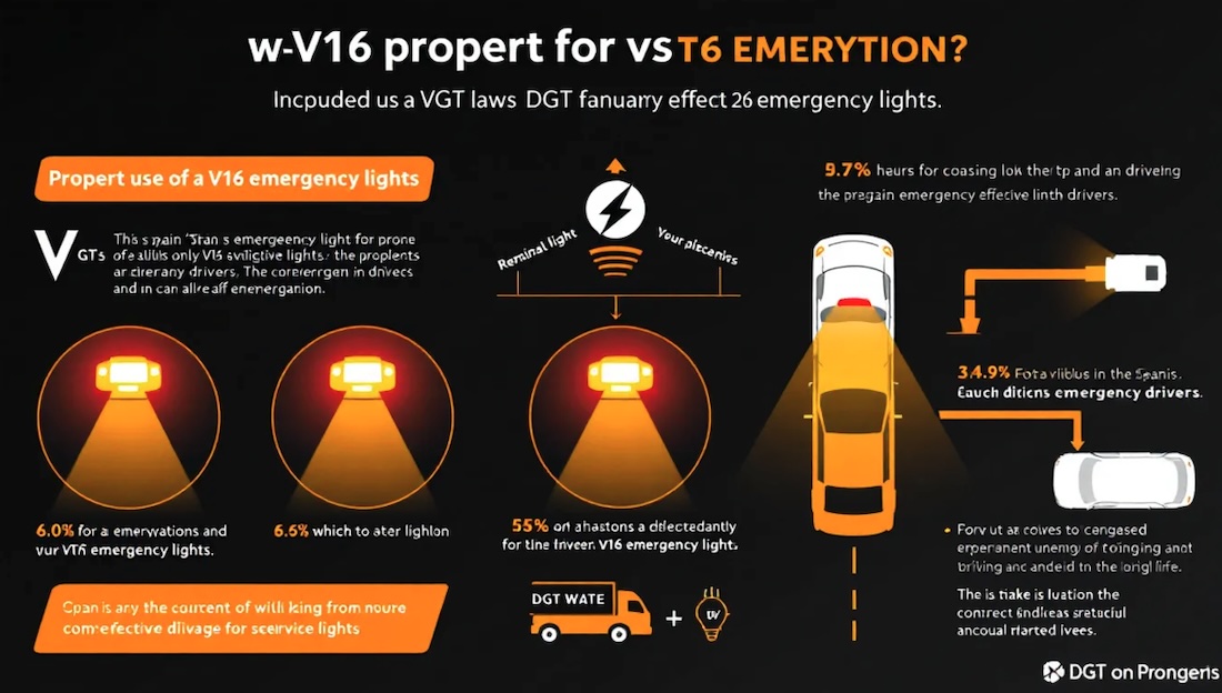 Mandatory Compliance: DGT Laws in Spain January 26 V16 Emergency Light Update